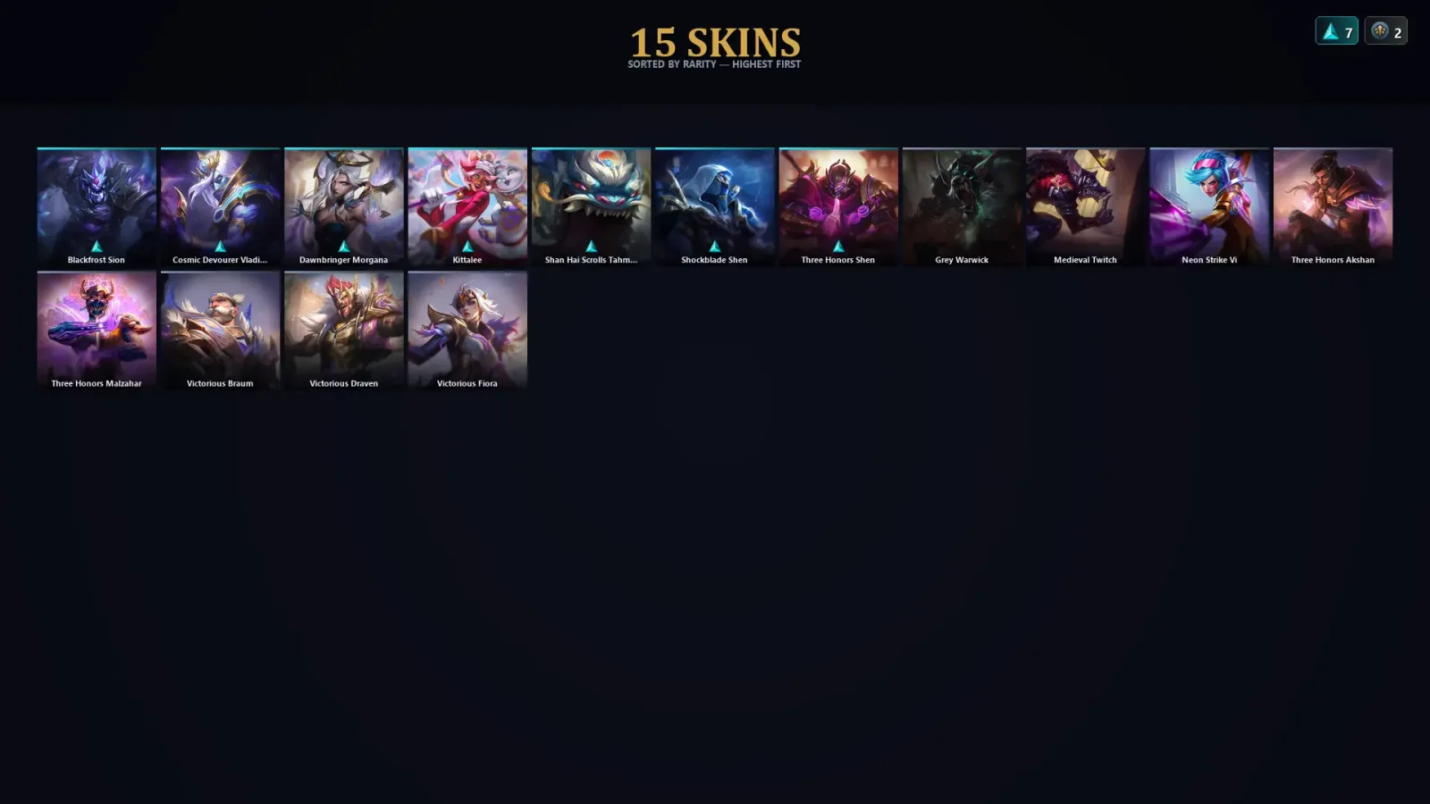[LoL] | TR | Level 66 | Emerald II | 106 Champions | 15 Skins