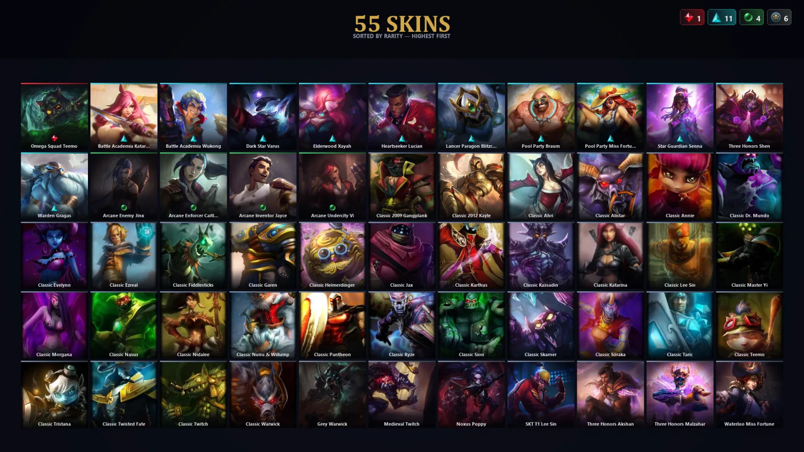 [LoL] | EUW | Level 30 | 95 Champions | 23 Skins