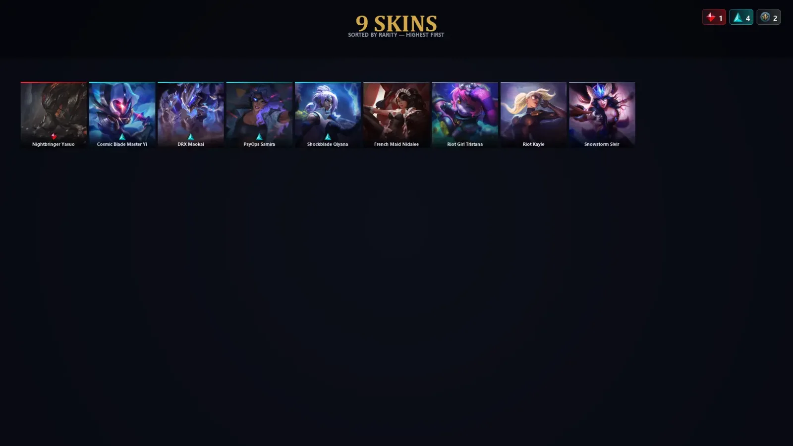 [LoL] | TR | Level 48 | Diamond IV | 48 Champions | 9 Skins | 20,277 BE