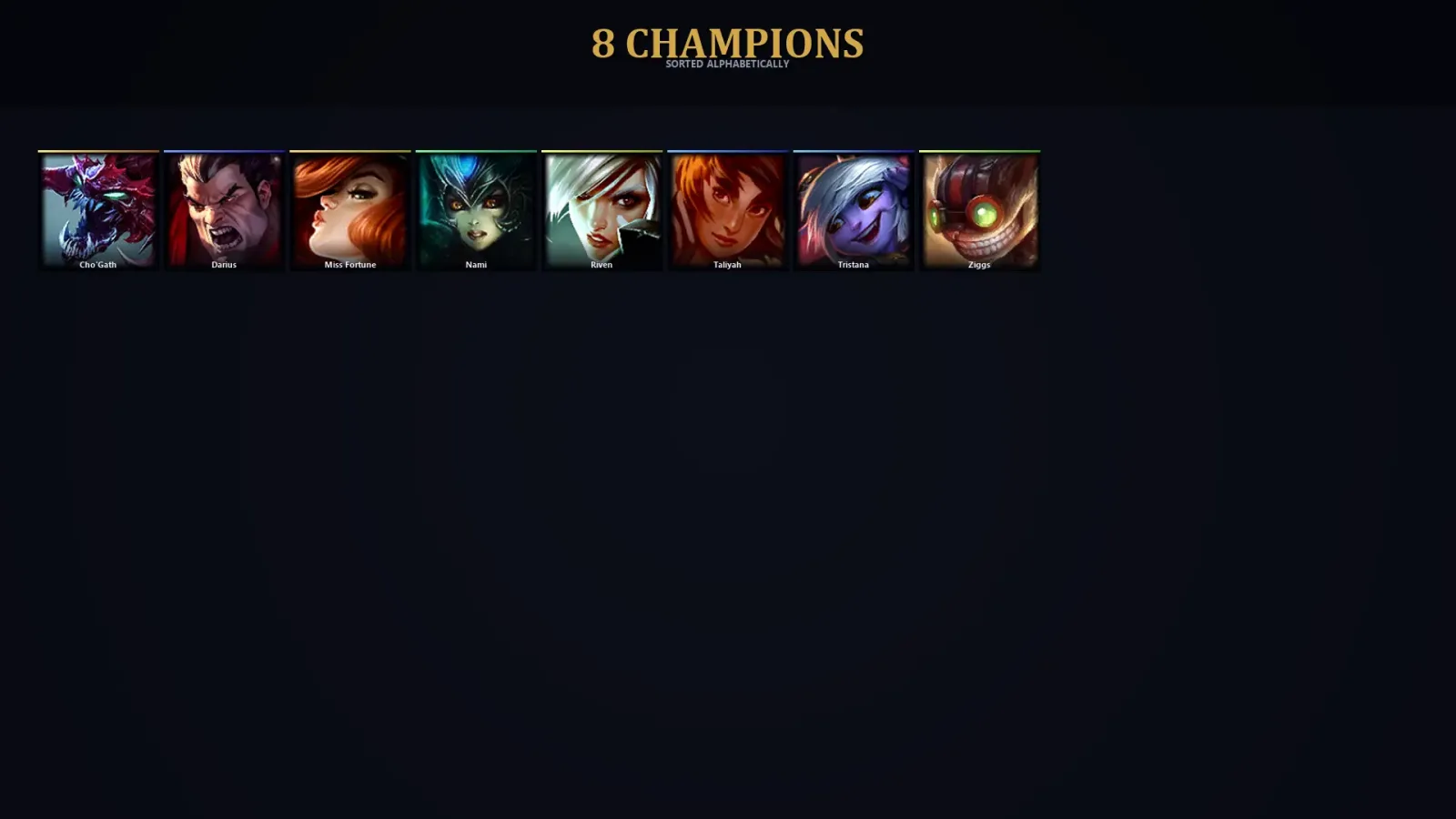 [LoL] | TR | Level 30 | 8 Champions | 43,890 BE — LoL account