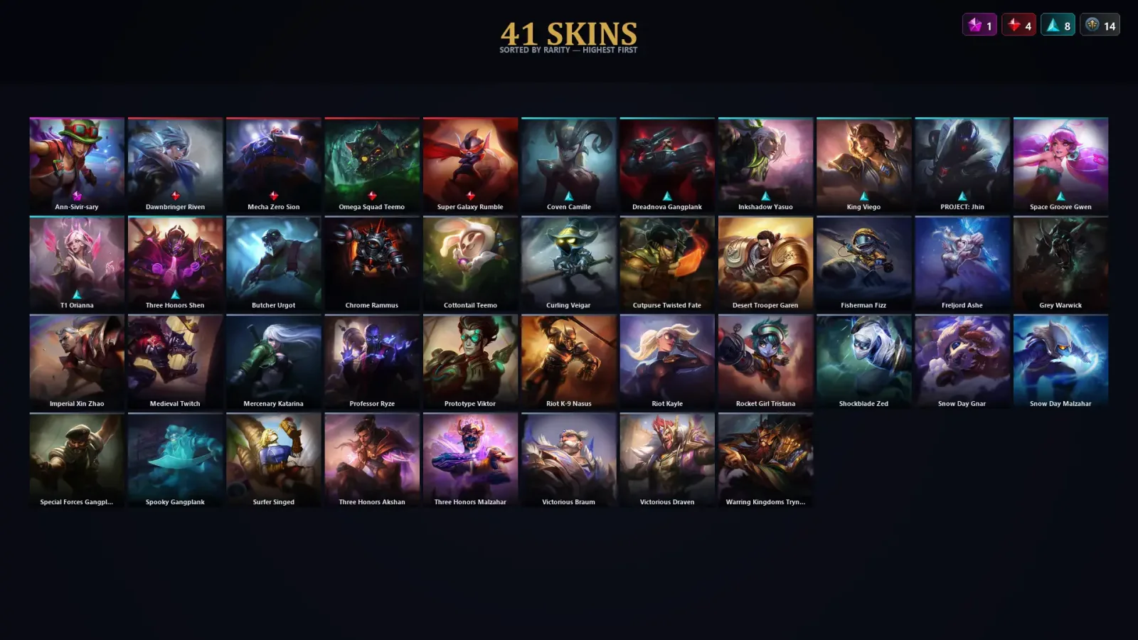 [LoL] | TR | Level 30 | Master | 113 Champions | 41 Skins | 40,955 BE — LoL account