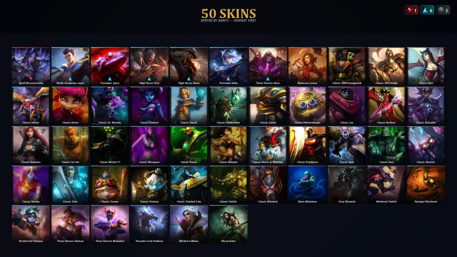 [LoL] | EUW | Level 33 | Gold III | 66 Champions | 18 Skins
