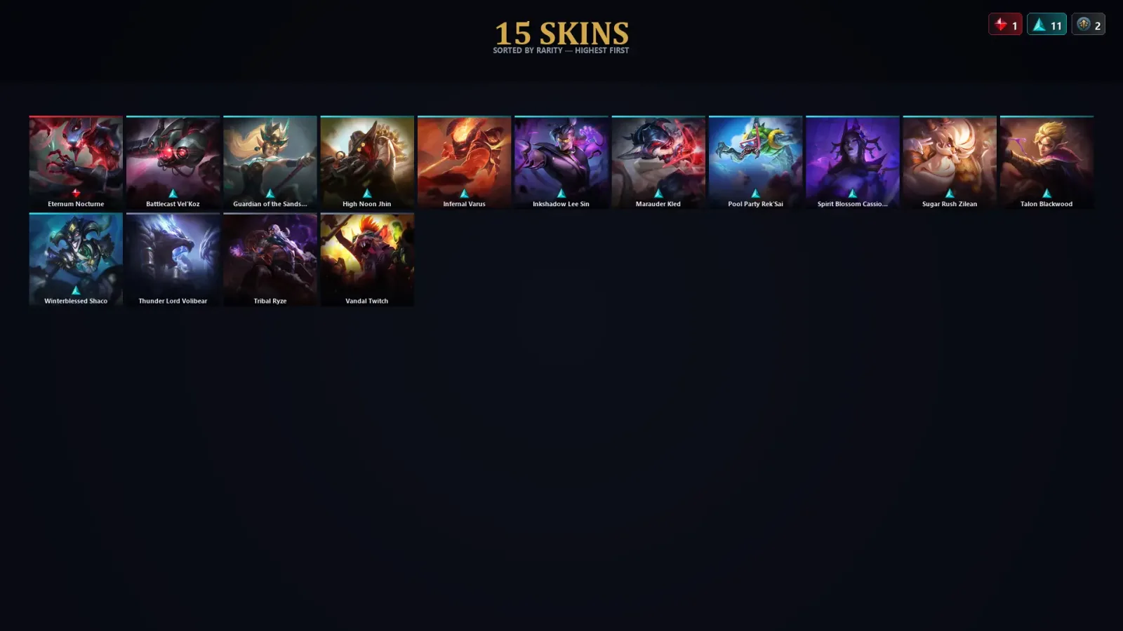 [LoL] | TR | Level 65 | Emerald IV | 94 Champions | 15 Skins