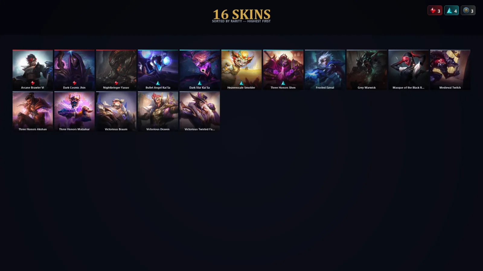 [LoL] | EUW | Level 59 | Emerald I | 63 Champions | 16 Skins | 26,076 BE