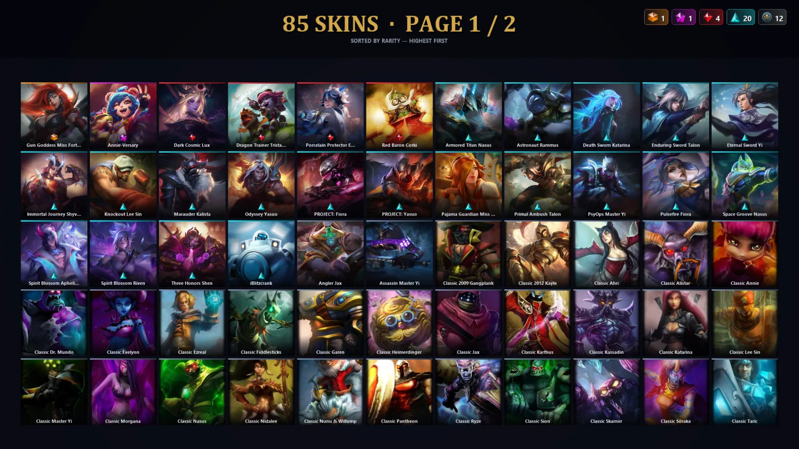 [LoL] | TR | Level 30 | Master | 113 Champions | 53 Skins | 11,321 BE