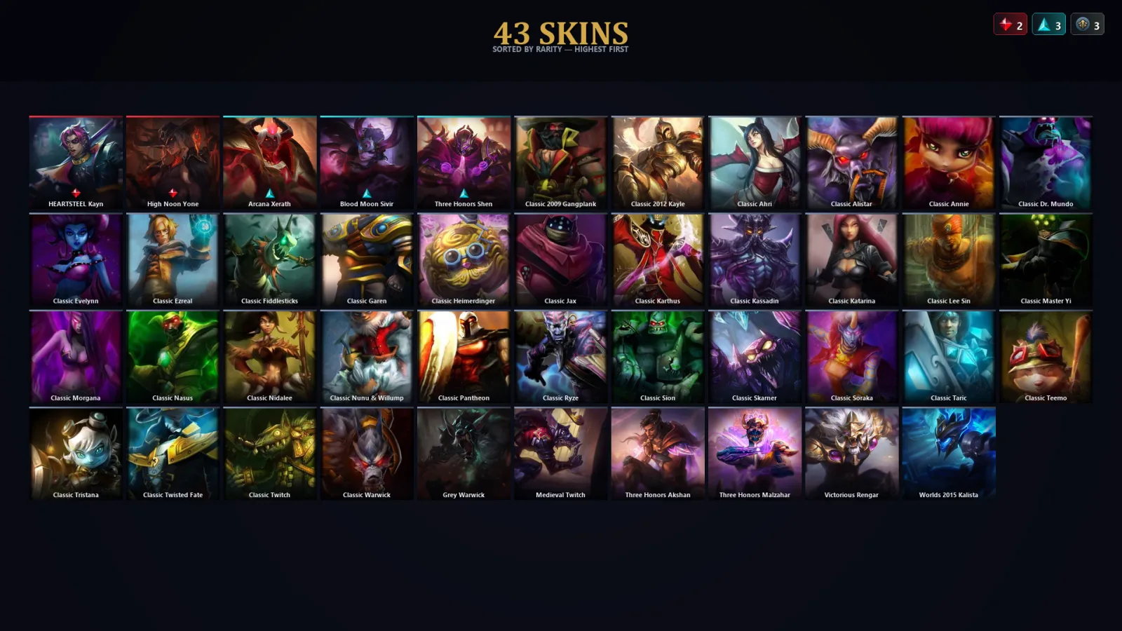 [LoL] | TR | Level 41 | Diamond I | 80 Champions | 11 Skins