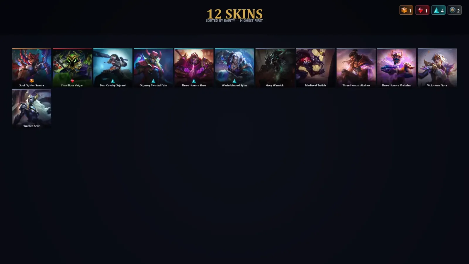 [LoL] | EUW | Level 41 | Platinum IV | 98 Champions | 12 Skins