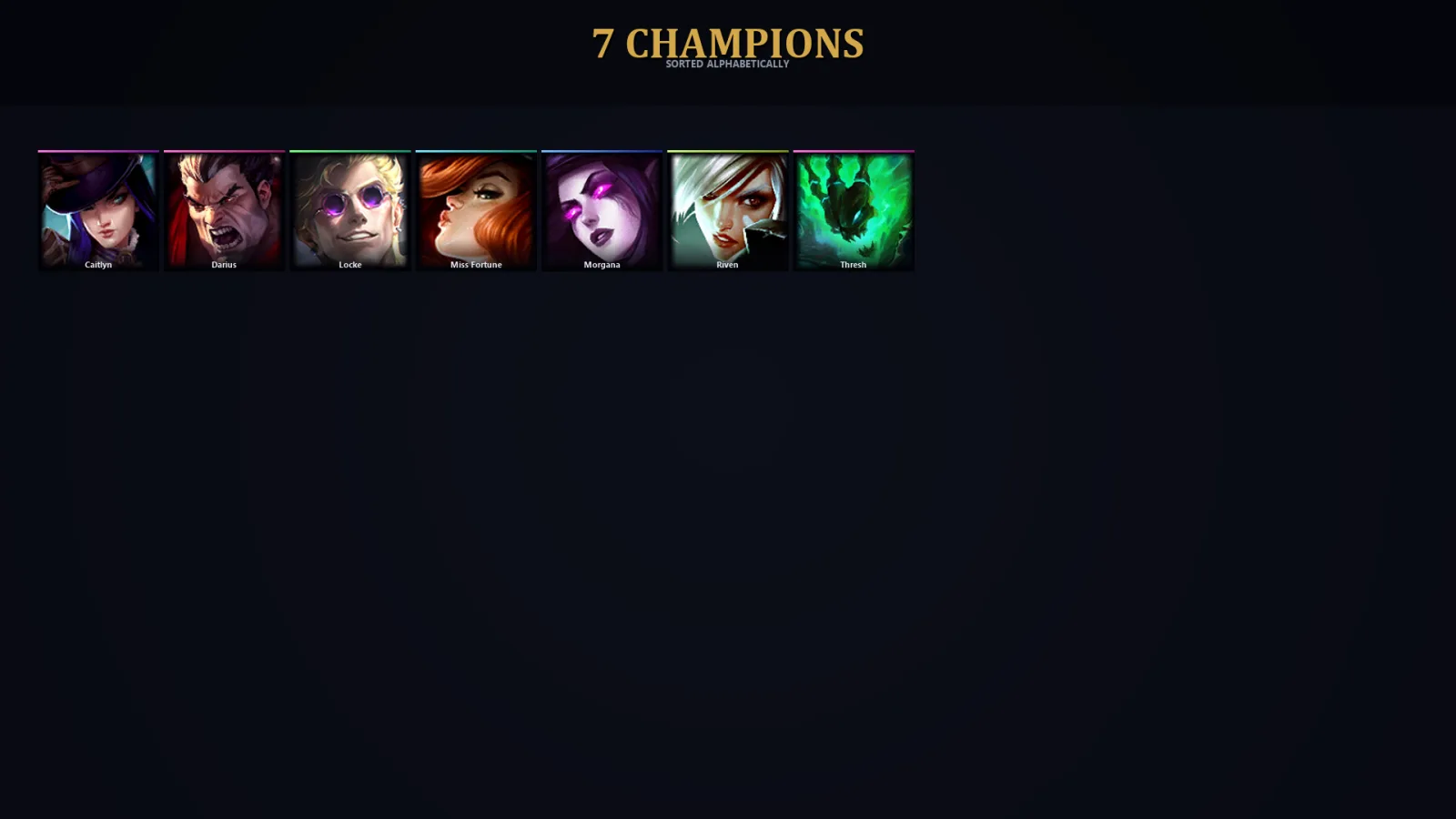 [LoL] | TR | Level 30 | 7 Champions | 19,670 BE