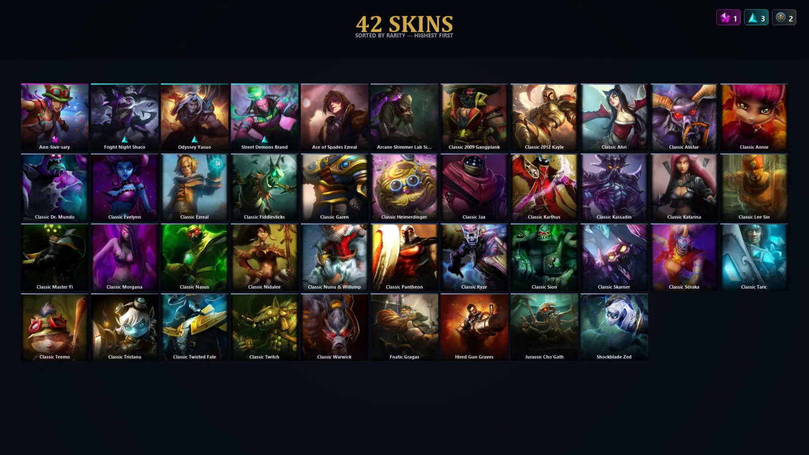 [LoL] | TR | Level 32 | Bronze IV | 63 Champions | 10 Skins