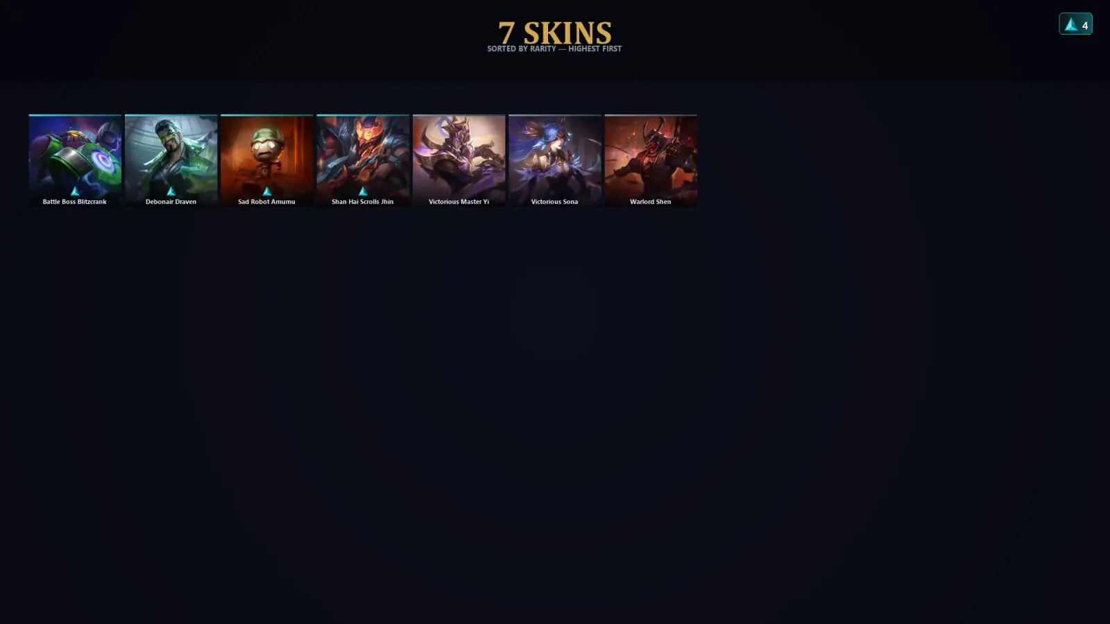 [LoL] | TR | Level 39 | 56 Champions | 7 Skins