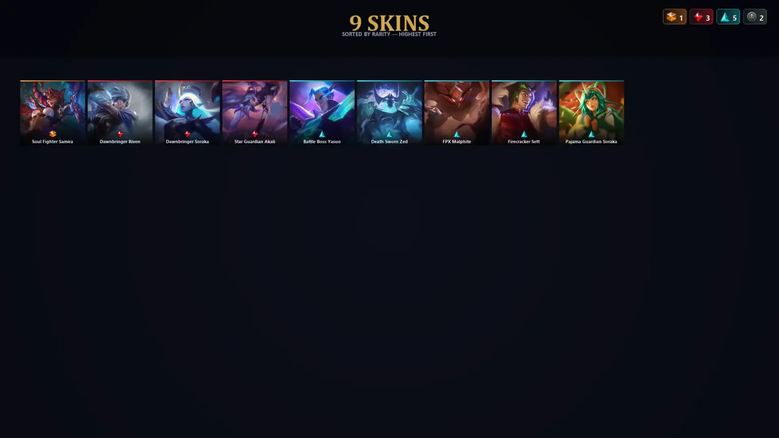 [LoL] | TR | Level 48 | Platinum I | 48 Champions | 9 Skins | 20,311 BE — LoL account