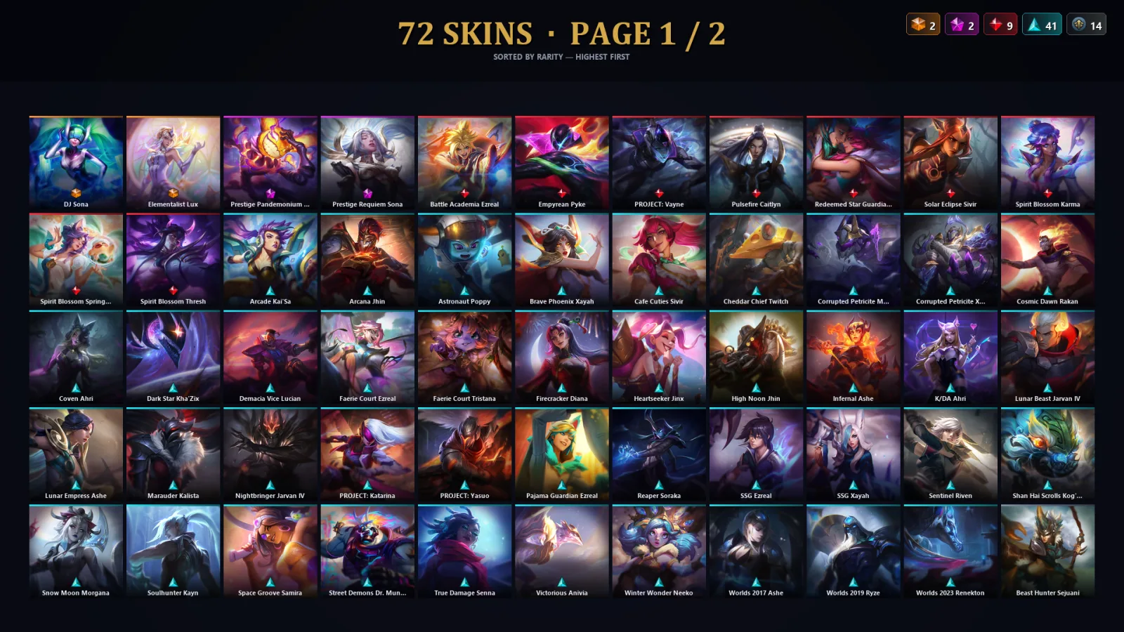 [LoL] | TR | Level 30 | Master | 94 Champions | 72 Skins | 52,492 BE