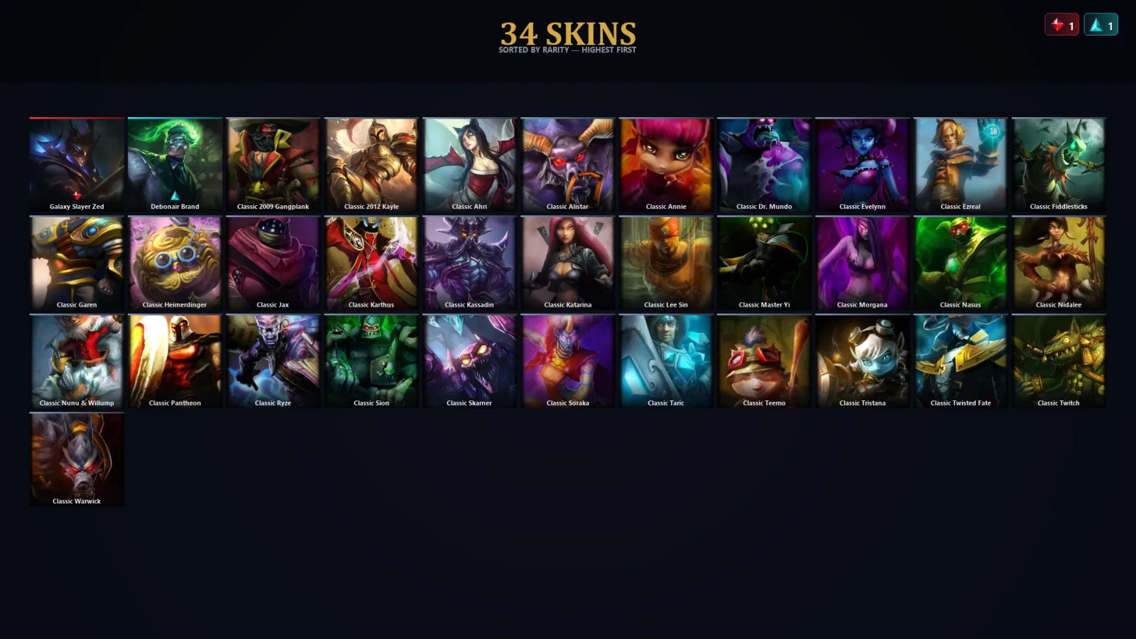[LoL] | TR | Level 30 | 54 Champions | 2 Skins