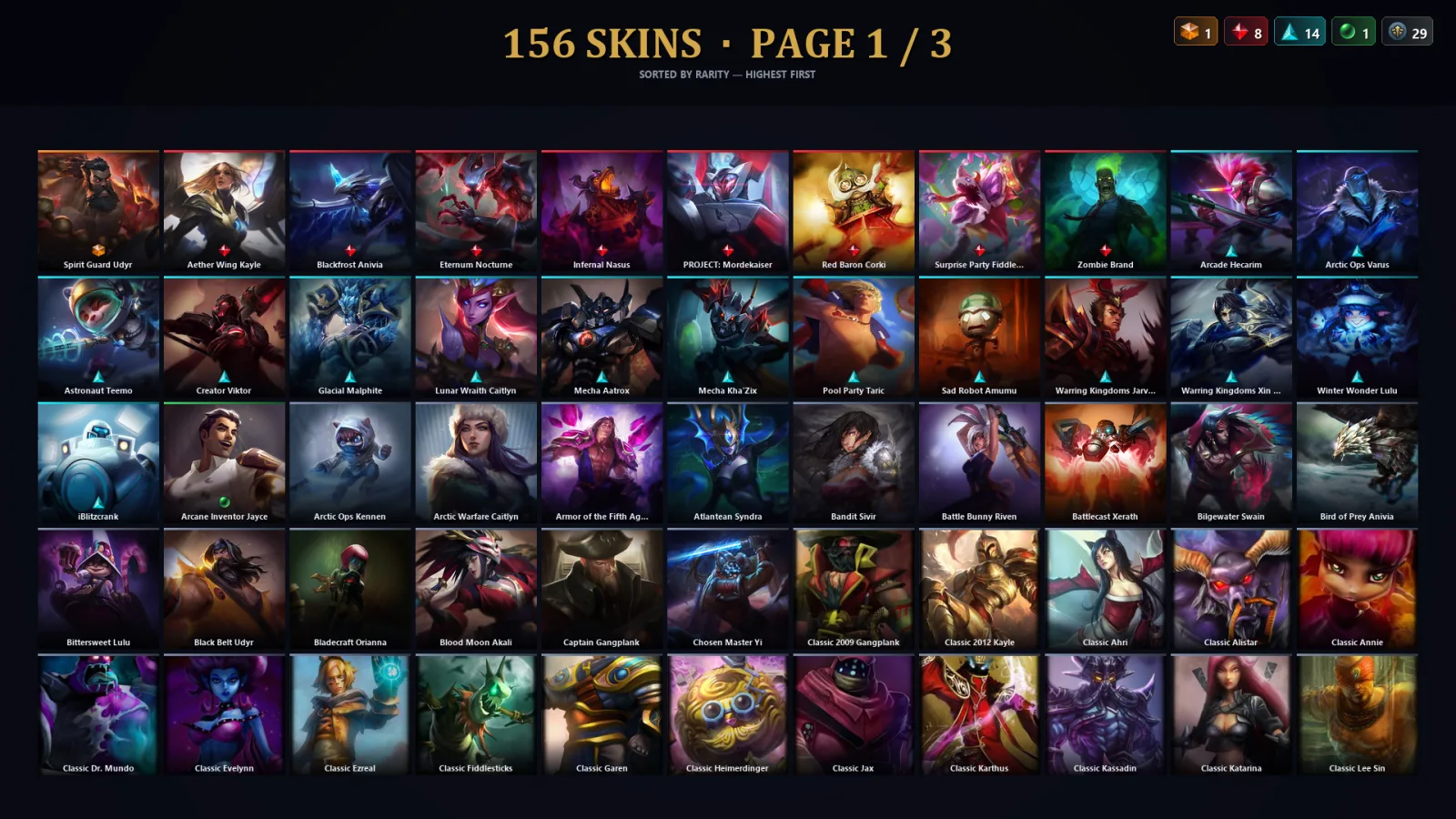 [LoL] | EUW | Level 37 | 126 Champions | 124 Skins