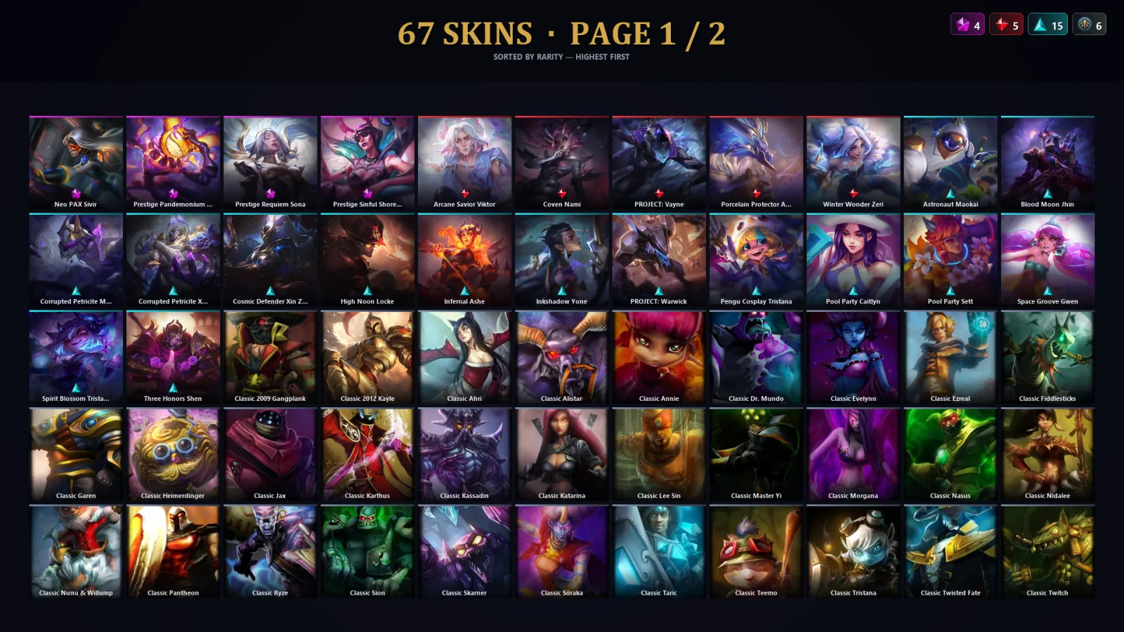 [LoL] | TR | Level 30 | Master | 113 Champions | 67 Skins | 13,760 BE