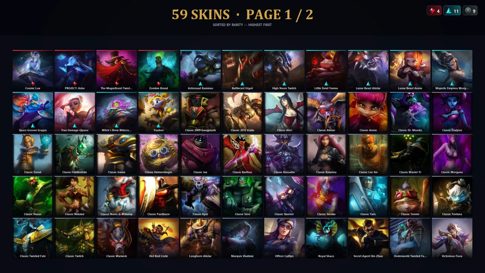 [LoL] | TR | Level 112 | Platinum III | 91 Champions | 27 Skins | 39,281 BE