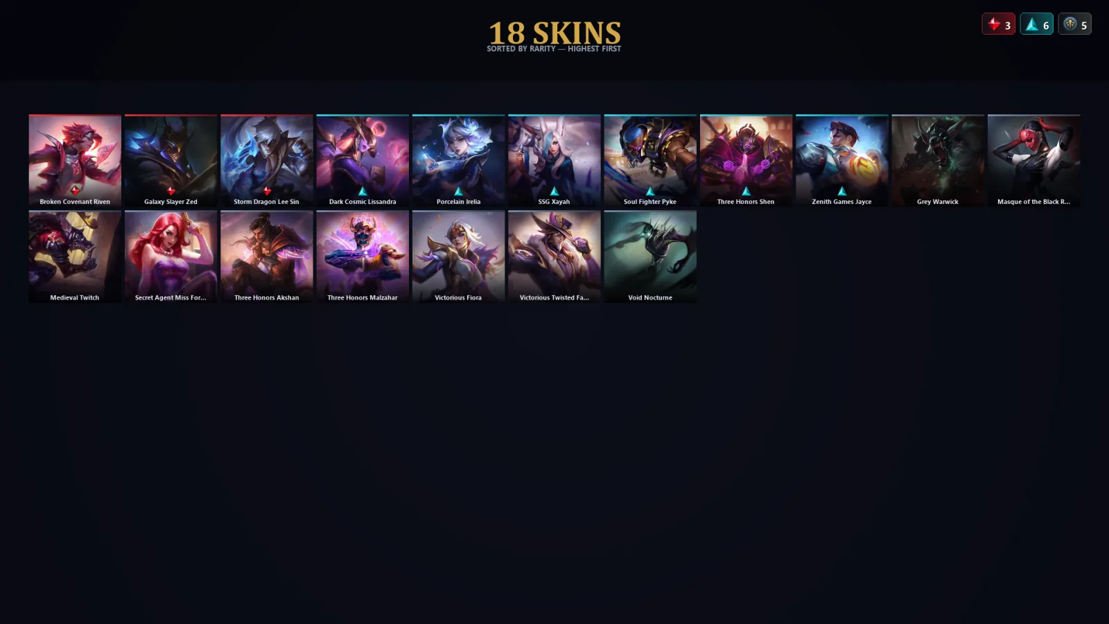 [LoL] | TR | Level 30 | Master | 105 Champions | 18 Skins