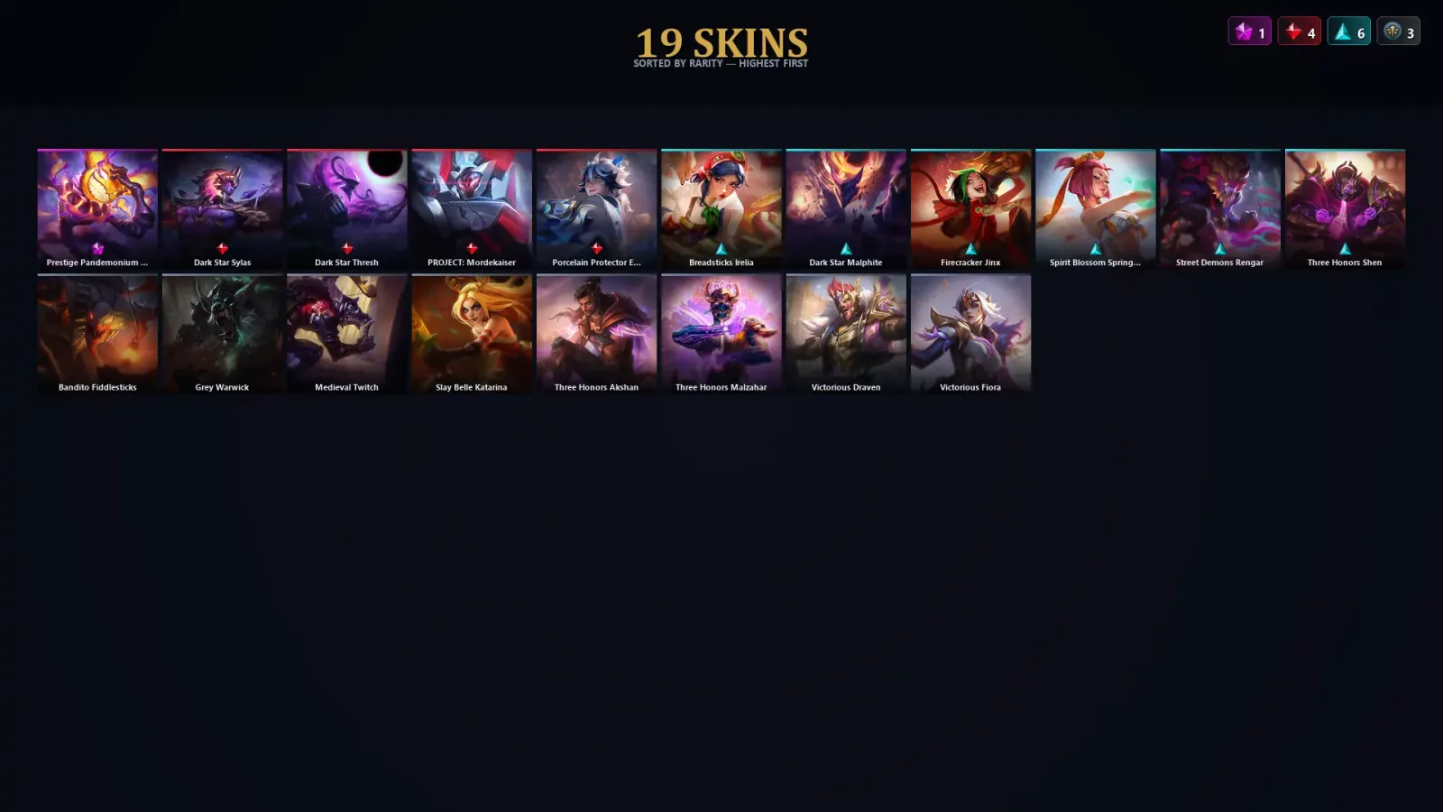 [LoL] | TR | Level 49 | Platinum IV | 96 Champions | 19 Skins — LoL account
