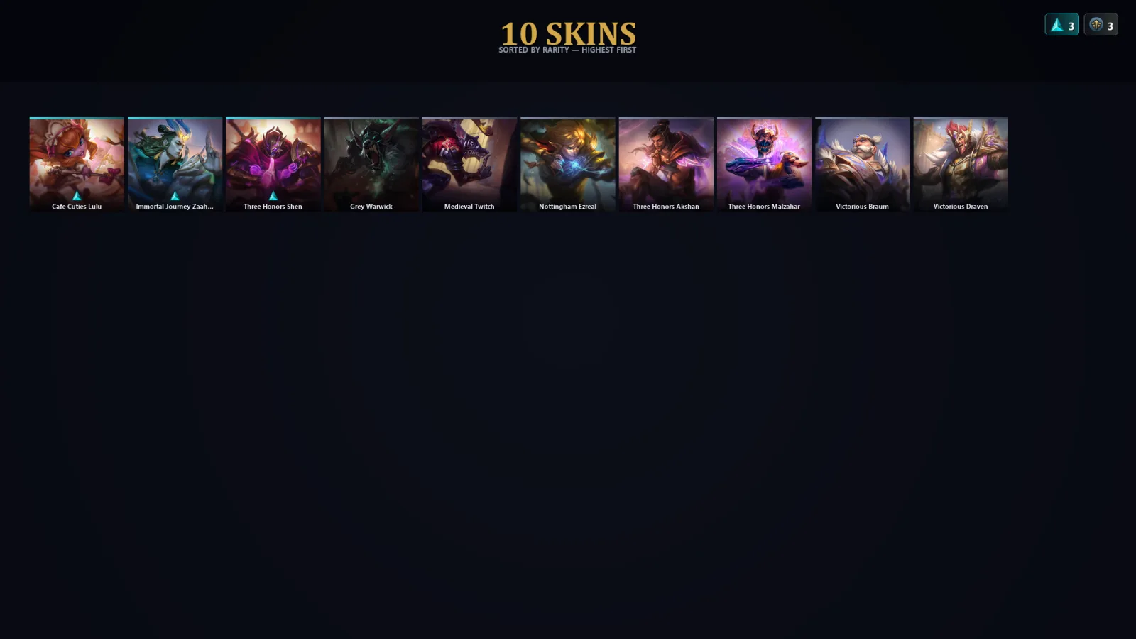 [LoL] | EUW | Level 30 | Master | 50 Champions | 10 Skins | 85,475 BE