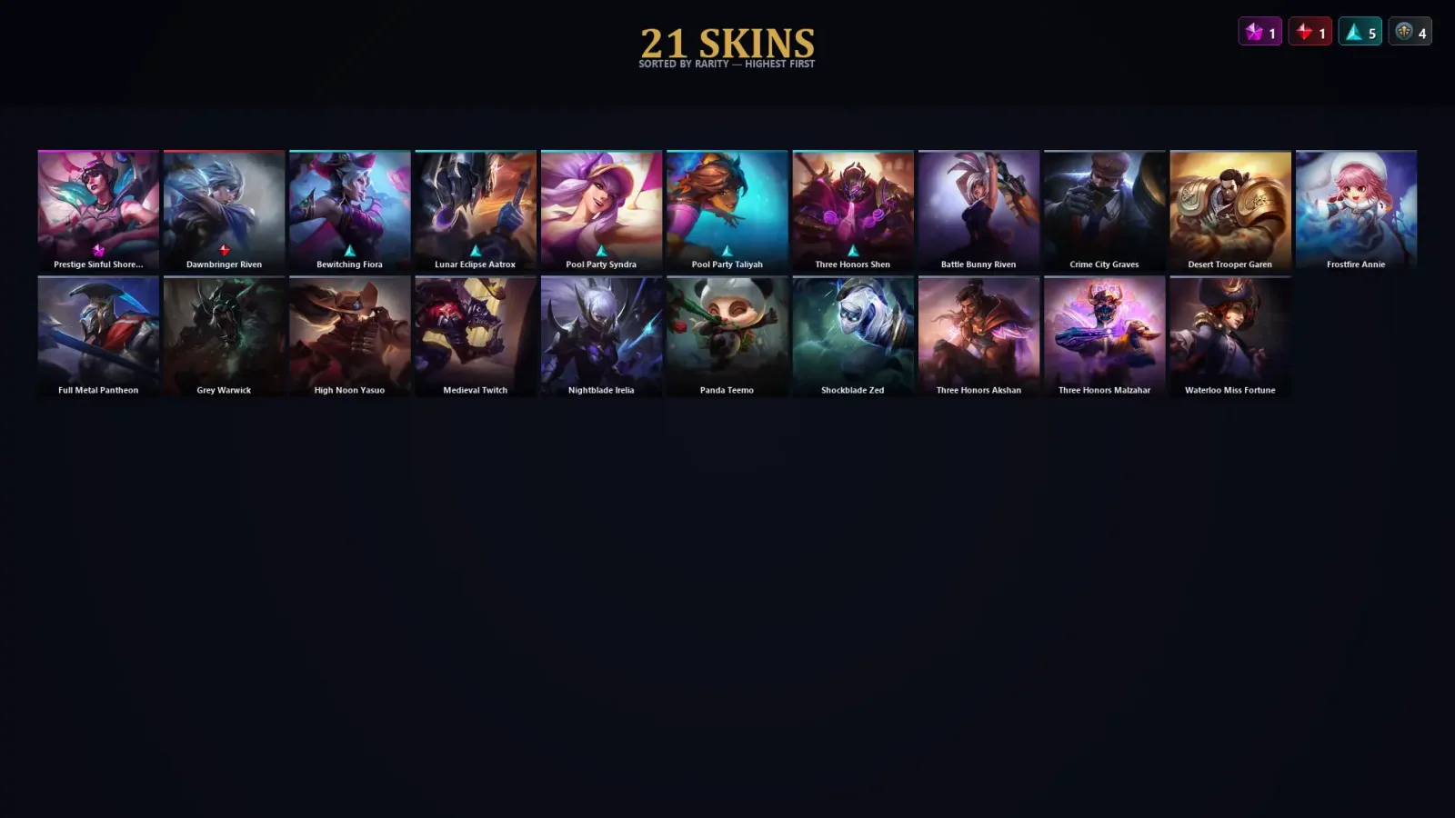 [LoL] | EUW | Level 42 | Emerald IV | 46 Champions | 21 Skins — LoL account