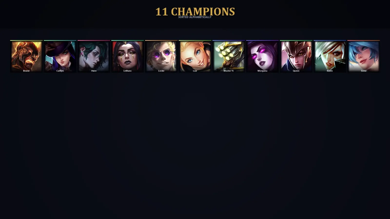 [LoL] | TR | Level 30 | 11 Champions | 46,035 BE