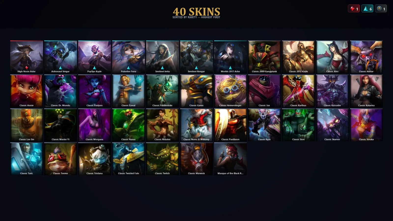 [LoL] | EUW | Level 31 | 98 Champions | 8 Skins