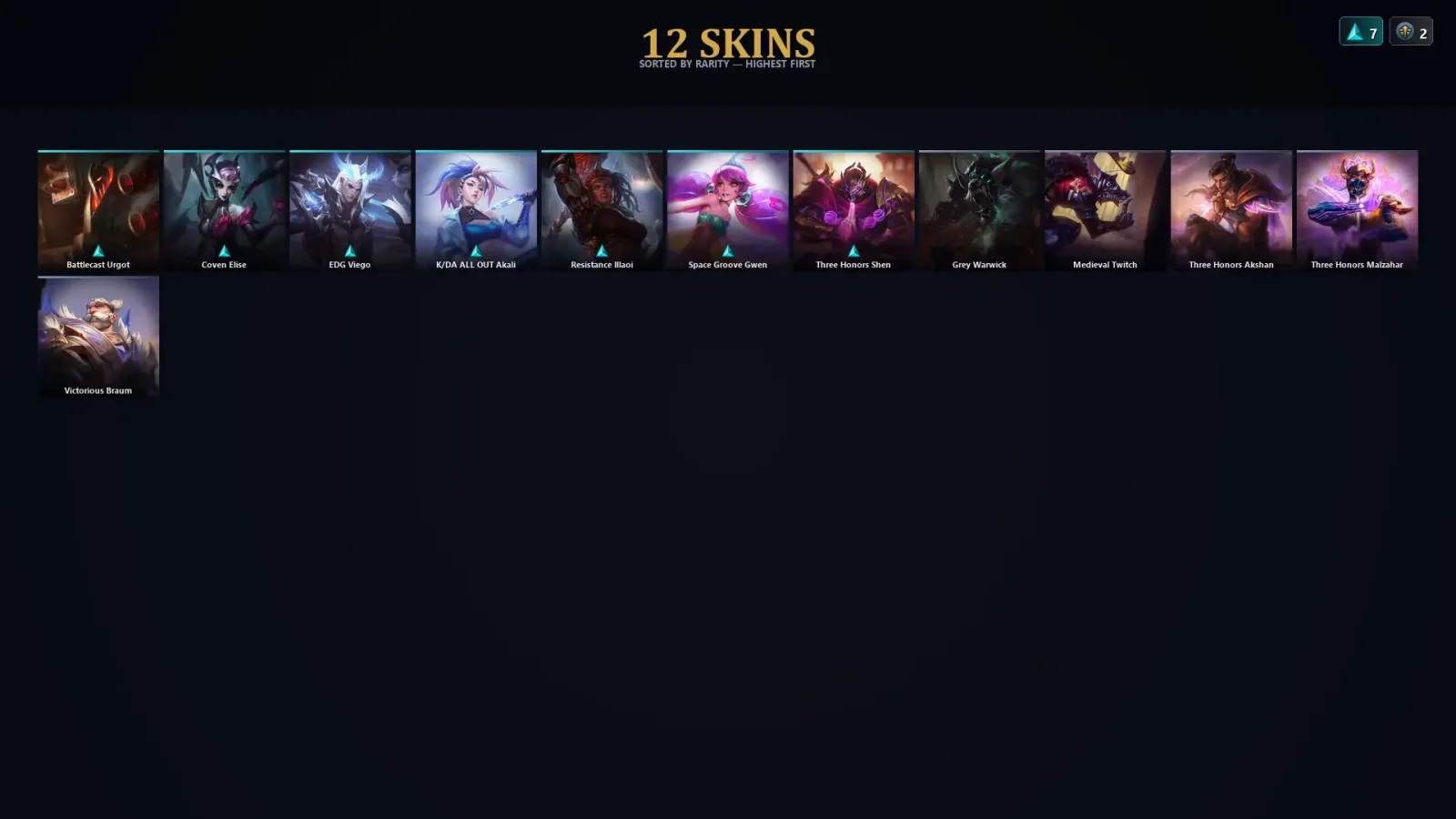 [LoL] | TR | Level 30 | Master | 92 Champions | 12 Skins — LoL account