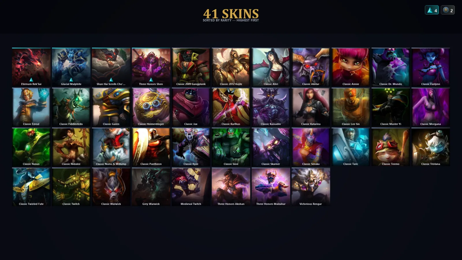 [LoL] | EUW | Level 69 | Diamond III | 92 Champions | 9 Skins