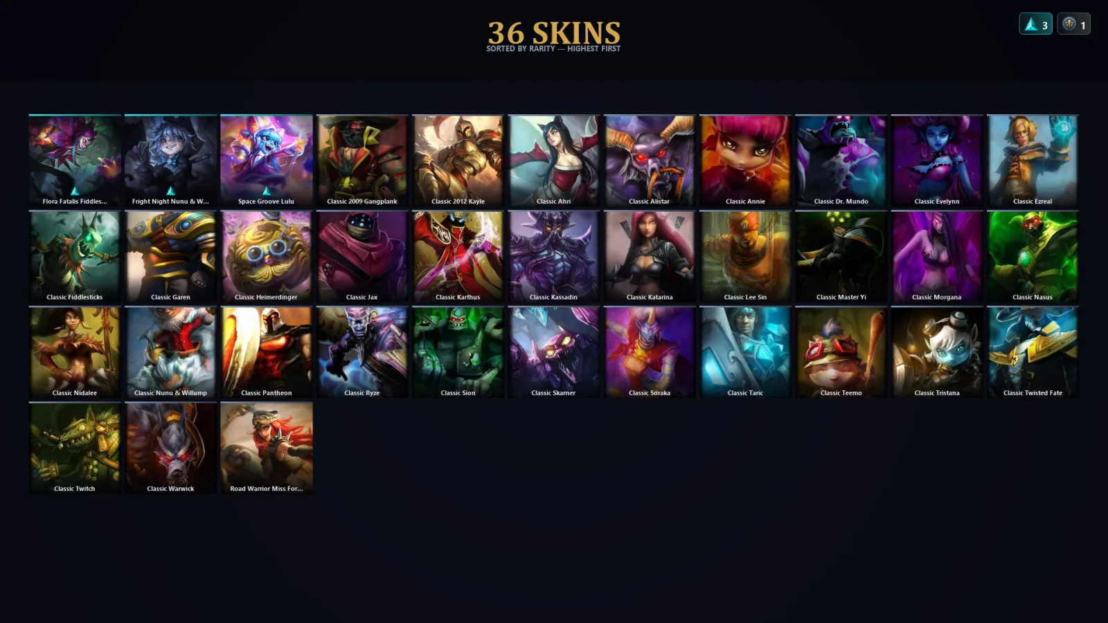 [LoL] | TR | Level 32 | Gold I | 31 Champions | 4 Skins | 66,345 BE