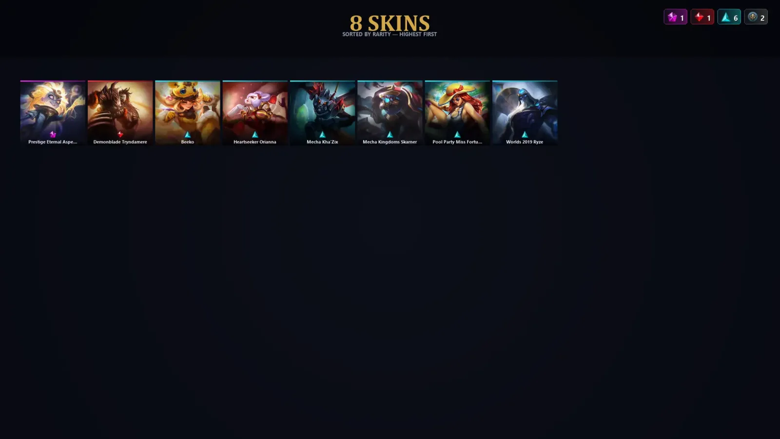 [LoL] | TR | Level 30 | 22 Champions | 8 Skins | 45,270 BE — LoL account