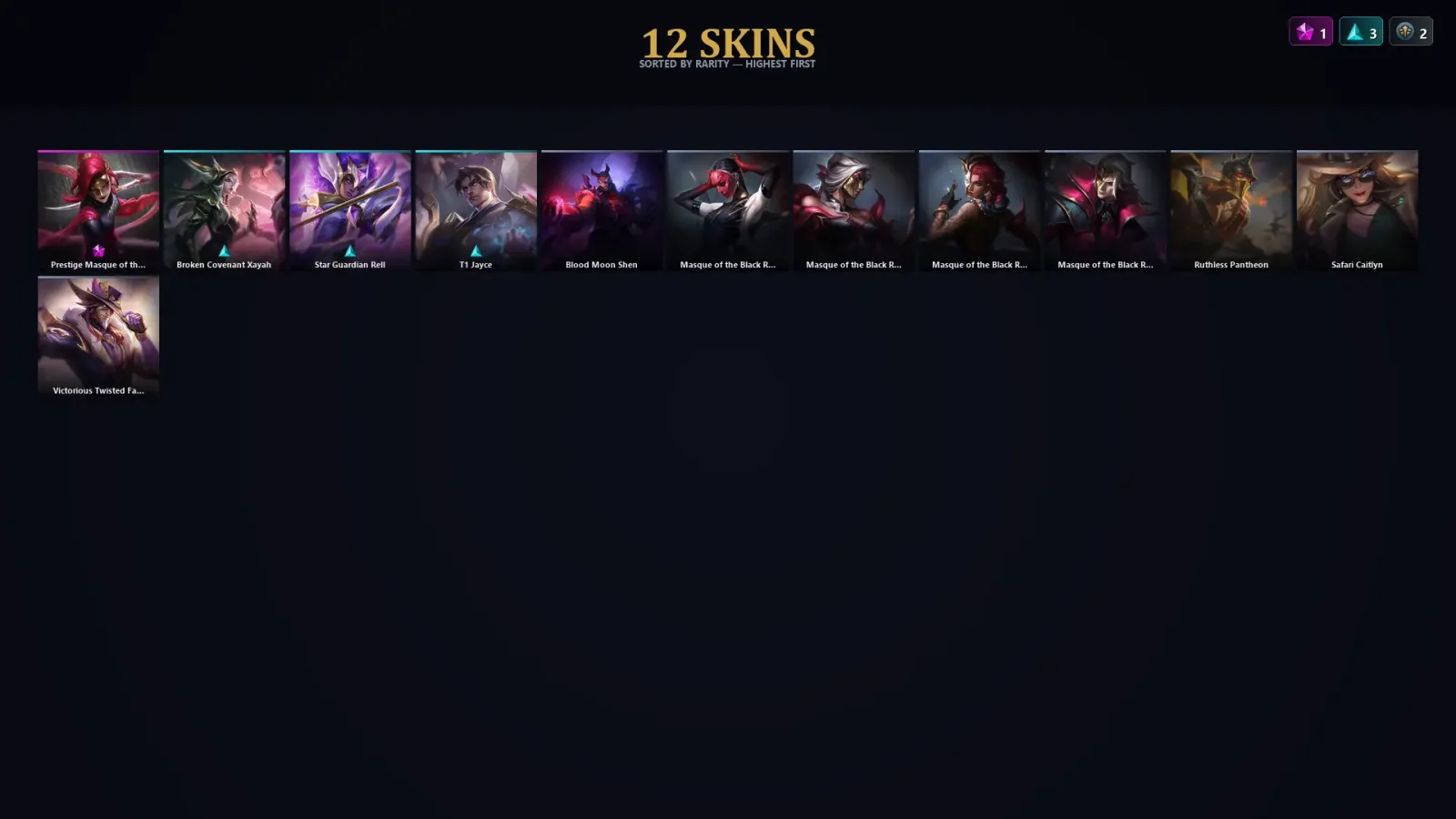 [LoL] | TR | Level 44 | Gold I | 42 Champions | 12 Skins | 10,100 BE — LoL account