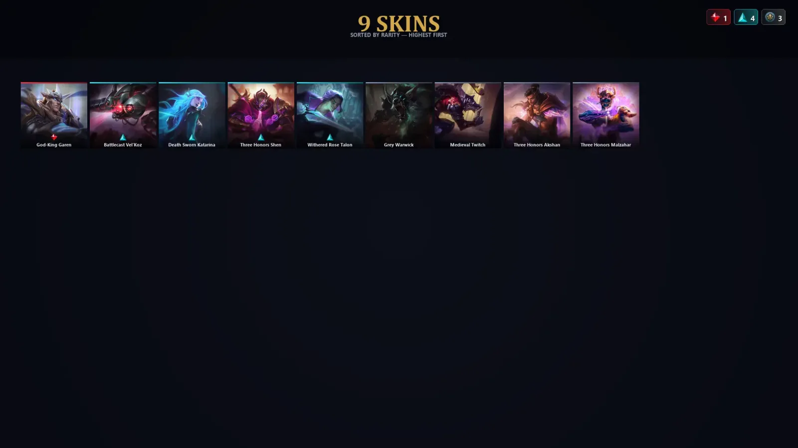 [LoL] | EUW | Level 40 | Diamond IV | 45 Champions | 9 Skins | 10,558 BE
