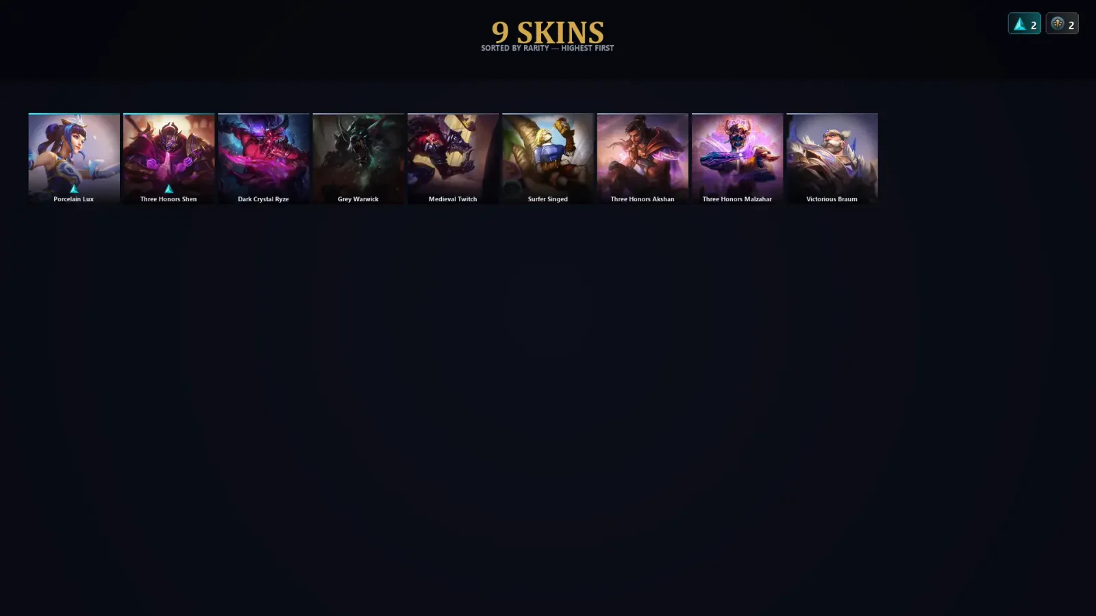[LoL] | TR | Level 37 | Platinum III | 44 Champions | 9 Skins — LoL account