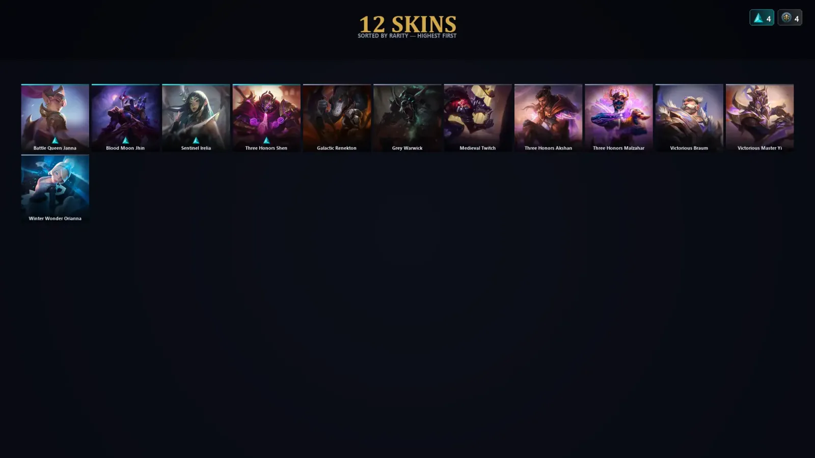 [LoL] | TR | Level 52 | Platinum II | 76 Champions | 12 Skins — LoL account