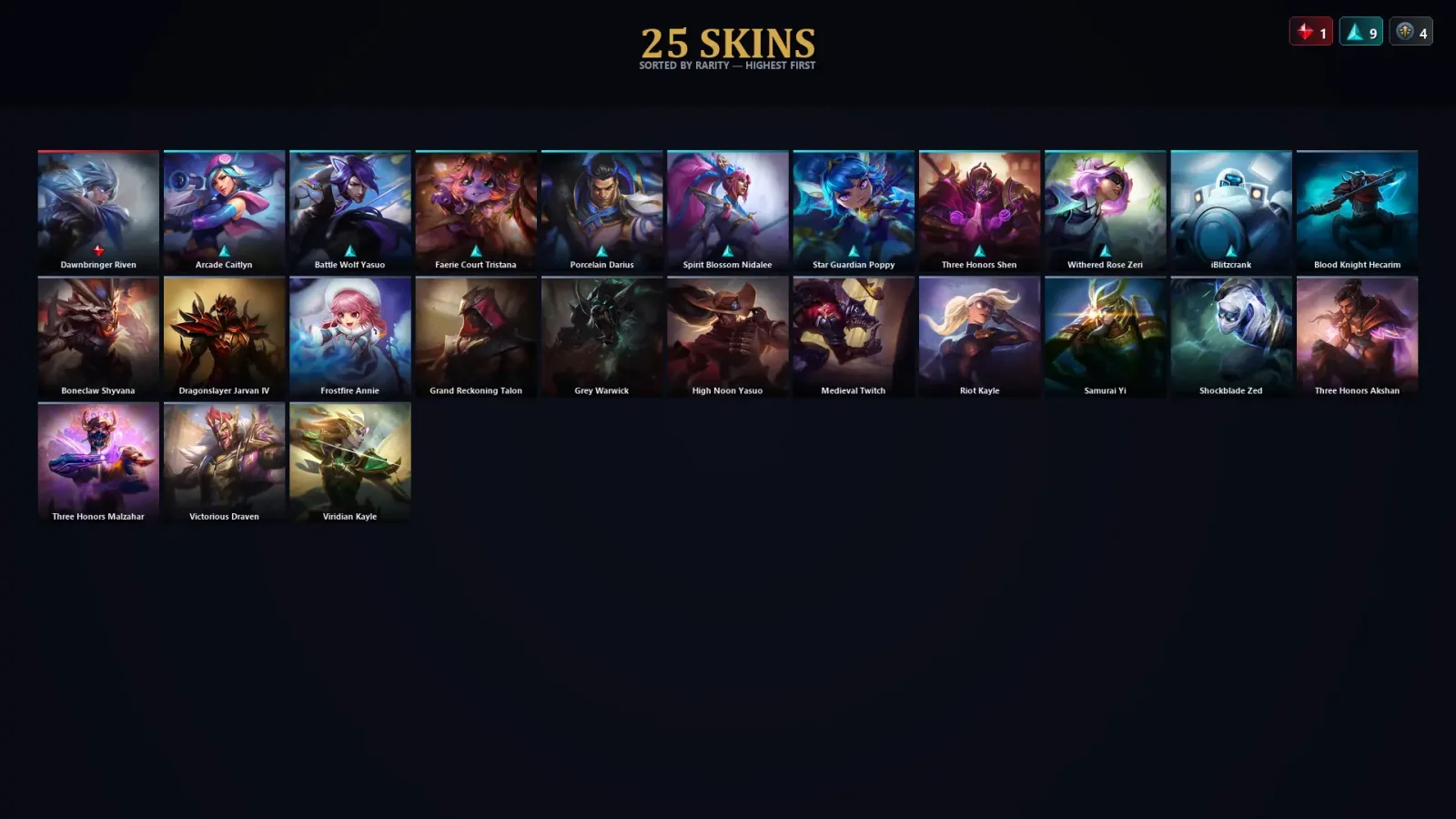 [LoL] | EUW | Level 48 | Emerald IV | 112 Champions | 25 Skins | 23,491 BE