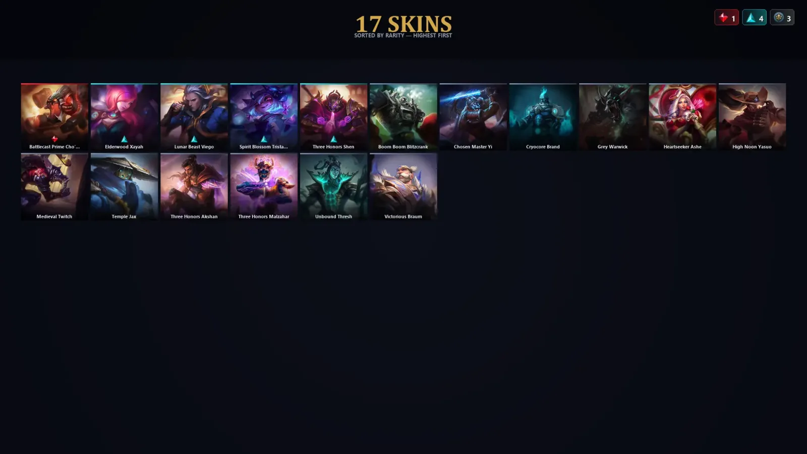 [LoL] | TR | Level 66 | Diamond III | 95 Champions | 17 Skins — LoL account