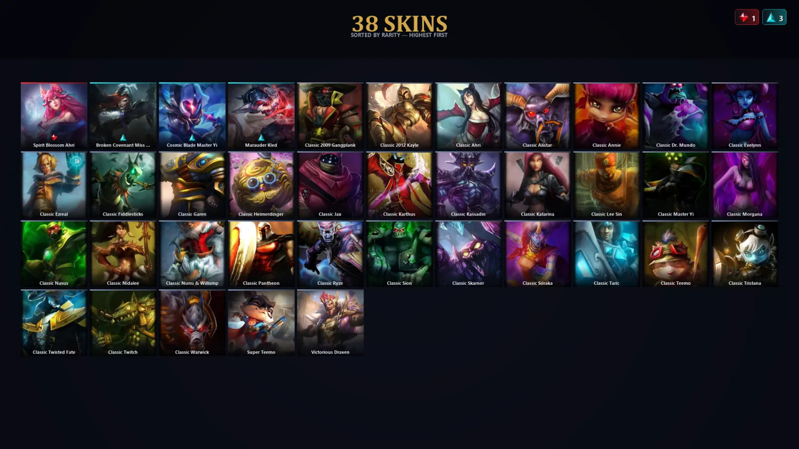 [LoL] | TR | Level 41 | 62 Champions | 6 Skins | 10,845 BE
