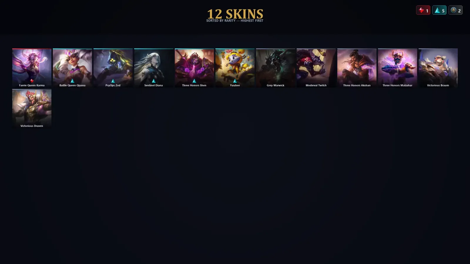 [LoL] | TR | Level 46 | Diamond IV | 51 Champions | 12 Skins | 13,225 BE
