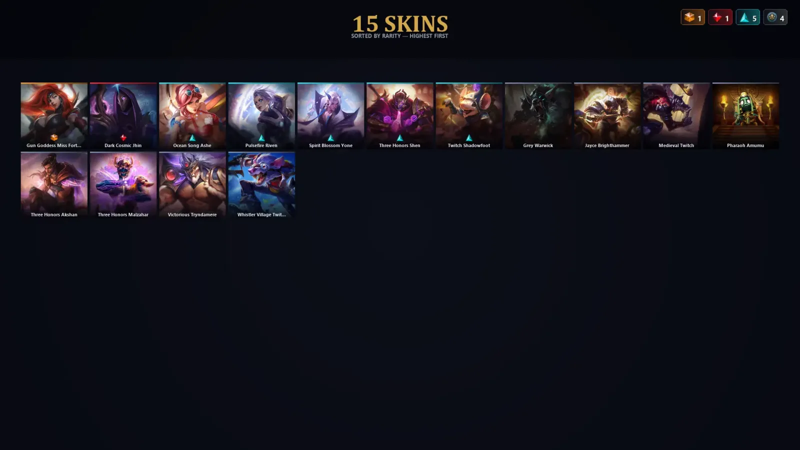 [LoL] | TR | Level 30 | Master | 63 Champions | 15 Skins — LoL account