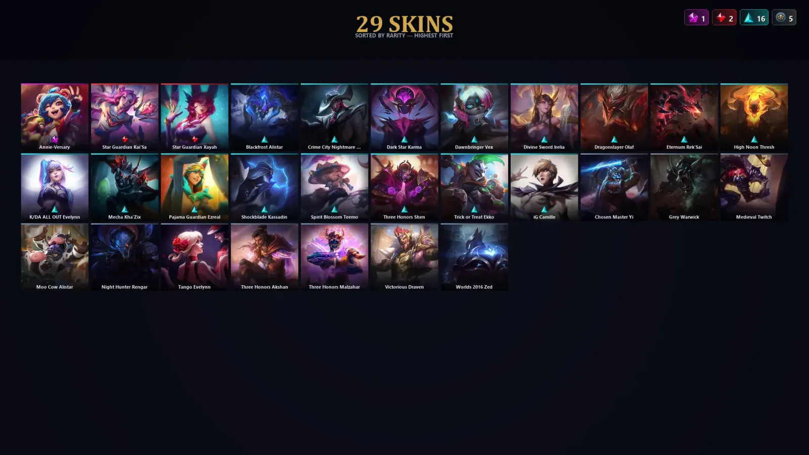 [LoL] | TR | Level 51 | Platinum IV | 49 Champions | 29 Skins — LoL account