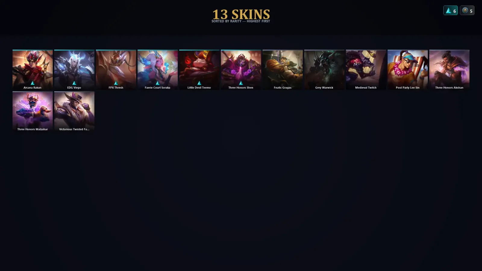 [LoL] | EUW | Level 48 | Emerald IV | 62 Champions | 13 Skins | 35,975 BE