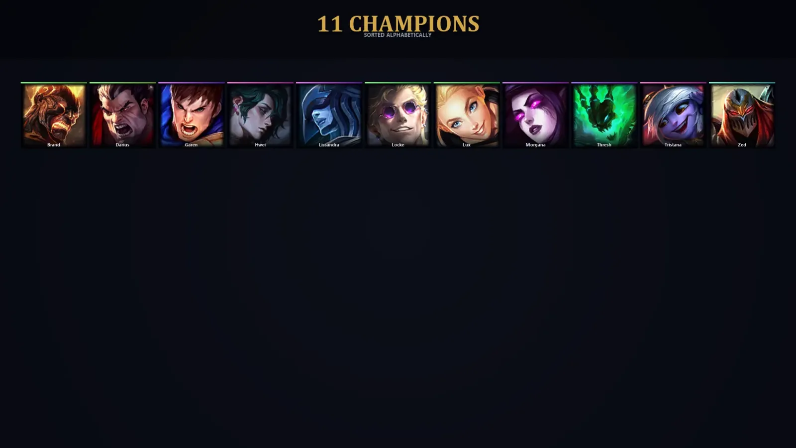 [LoL] | EUW | Level 30 | 11 Champions | 19,450 BE