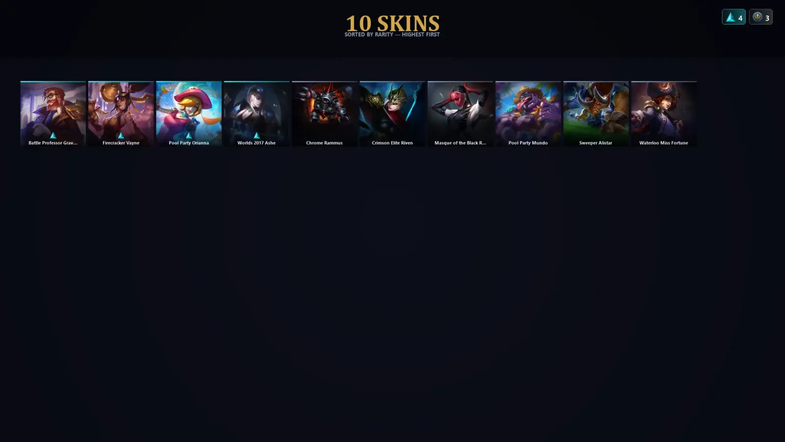 [LoL] | EUW | Level 49 | Gold I | 103 Champions | 10 Skins | 15,233 BE