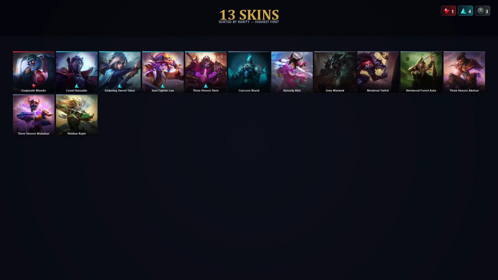 [LoL] | TR | Level 30 | Master | 59 Champions | 13 Skins | 19,906 BE