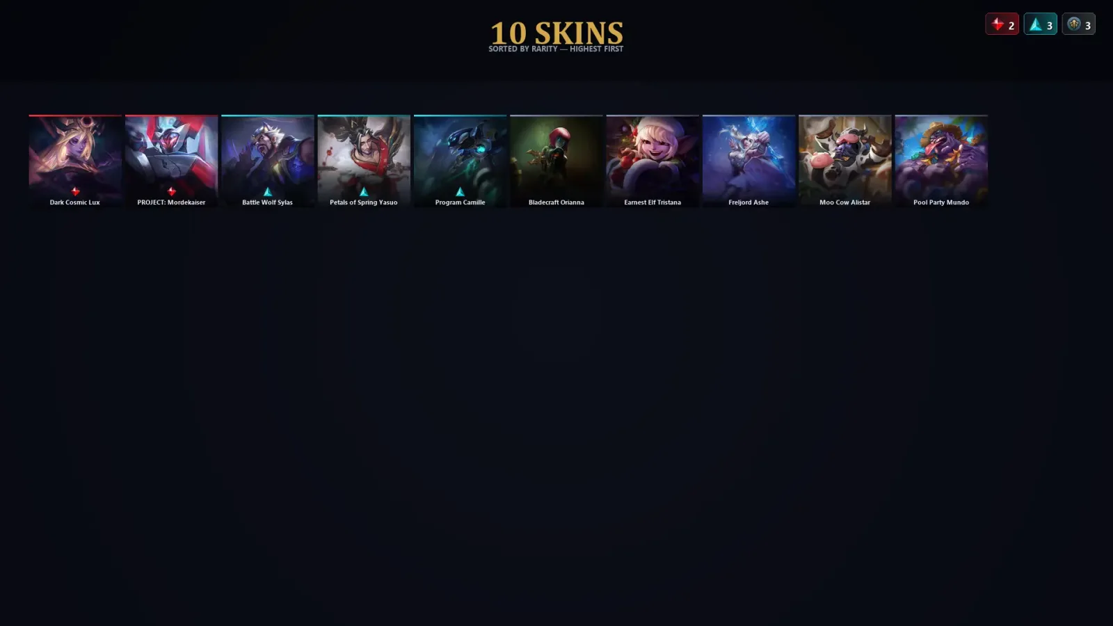 [LoL] | EUW | Level 64 | Gold IV | 48 Champions | 10 Skins — LoL account