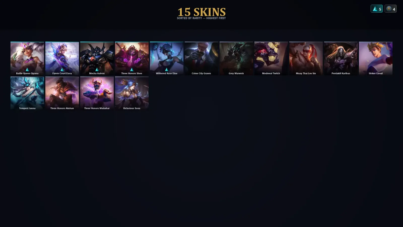 [LoL] | TR | Level 30 | Grandmaster | 71 Champions | 15 Skins