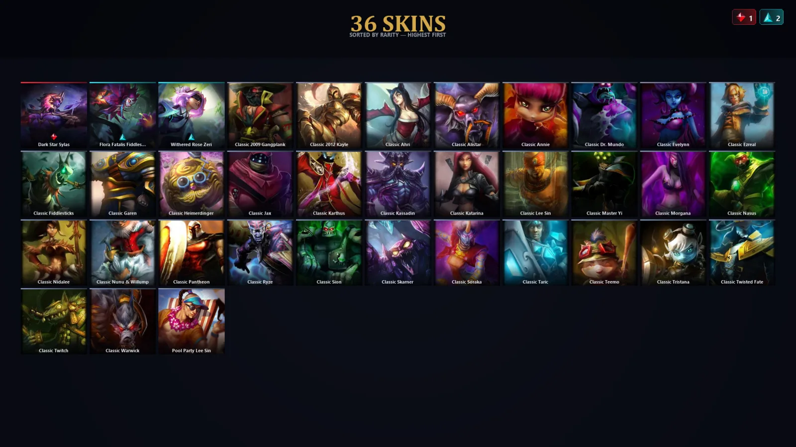 [LoL] | EUW | Level 49 | Emerald IV | 41 Champions | 36 Skins | 14,126 BE