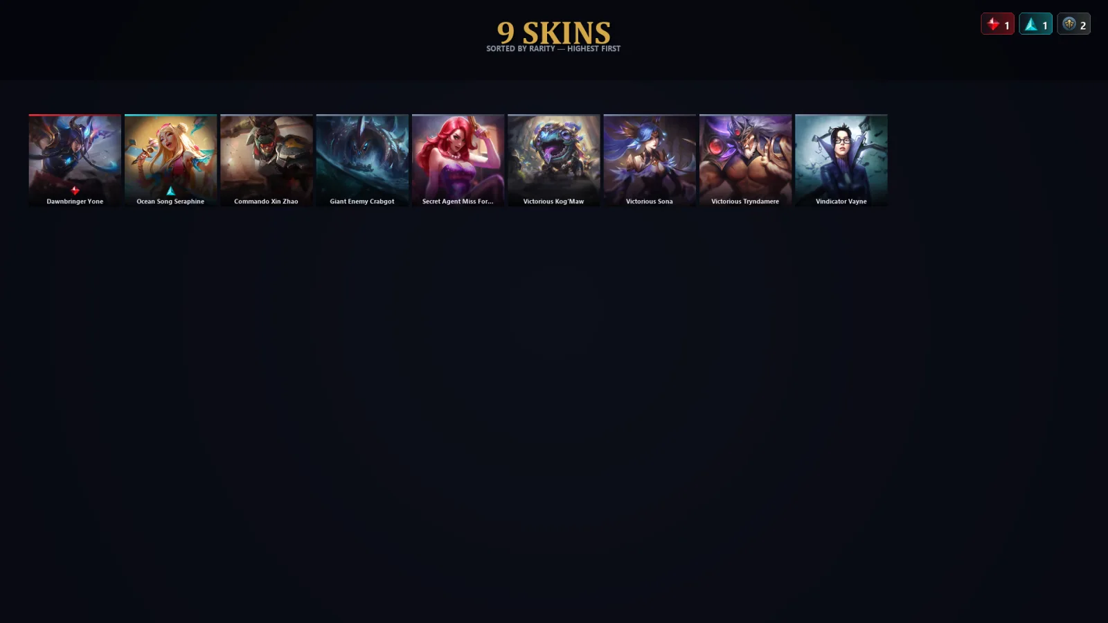 [LoL] | TR | Level 47 | Gold II | 53 Champions | 9 Skins