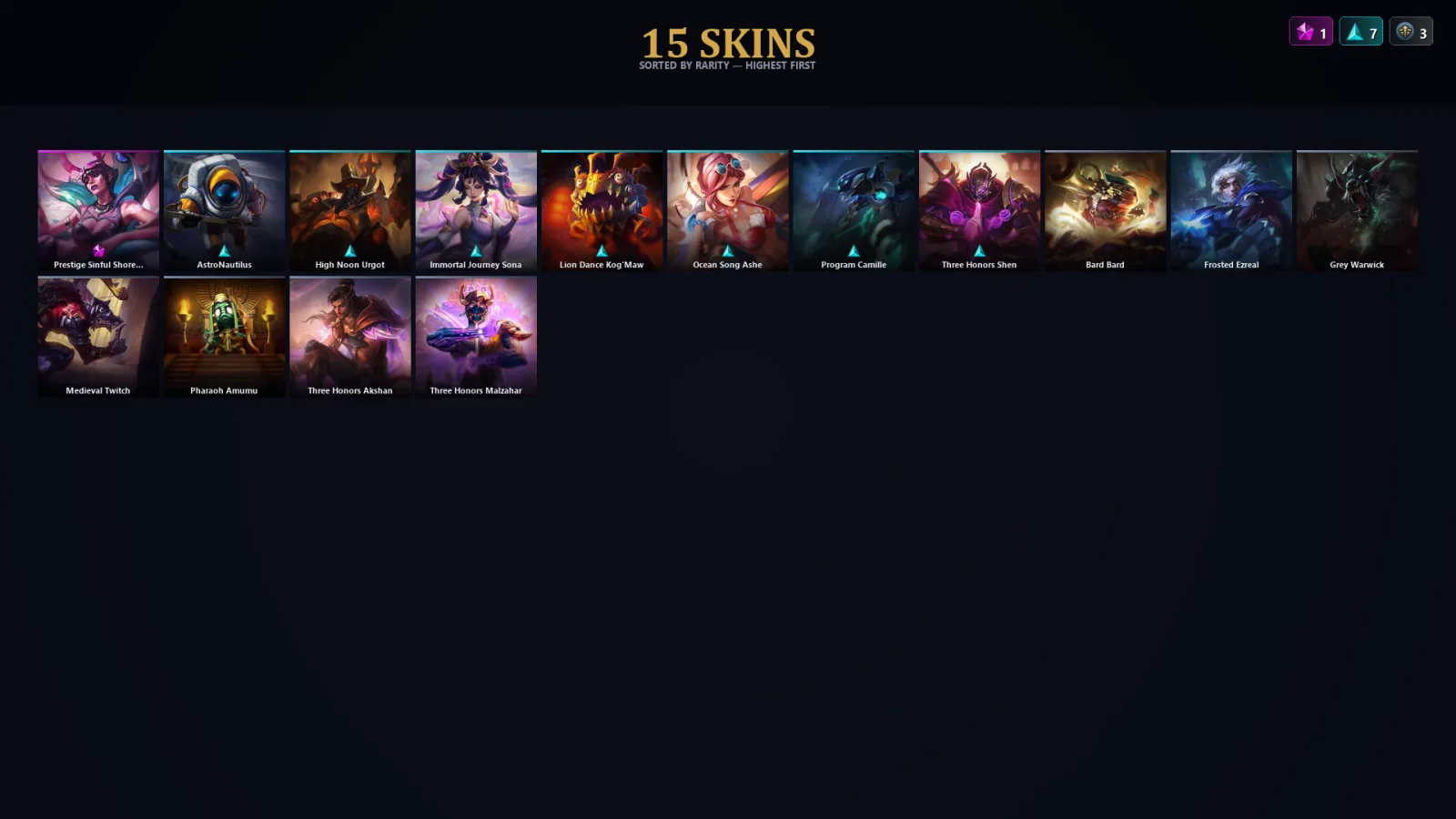 [LoL] | EUW | Level 47 | Platinum IV | 67 Champions | 15 Skins