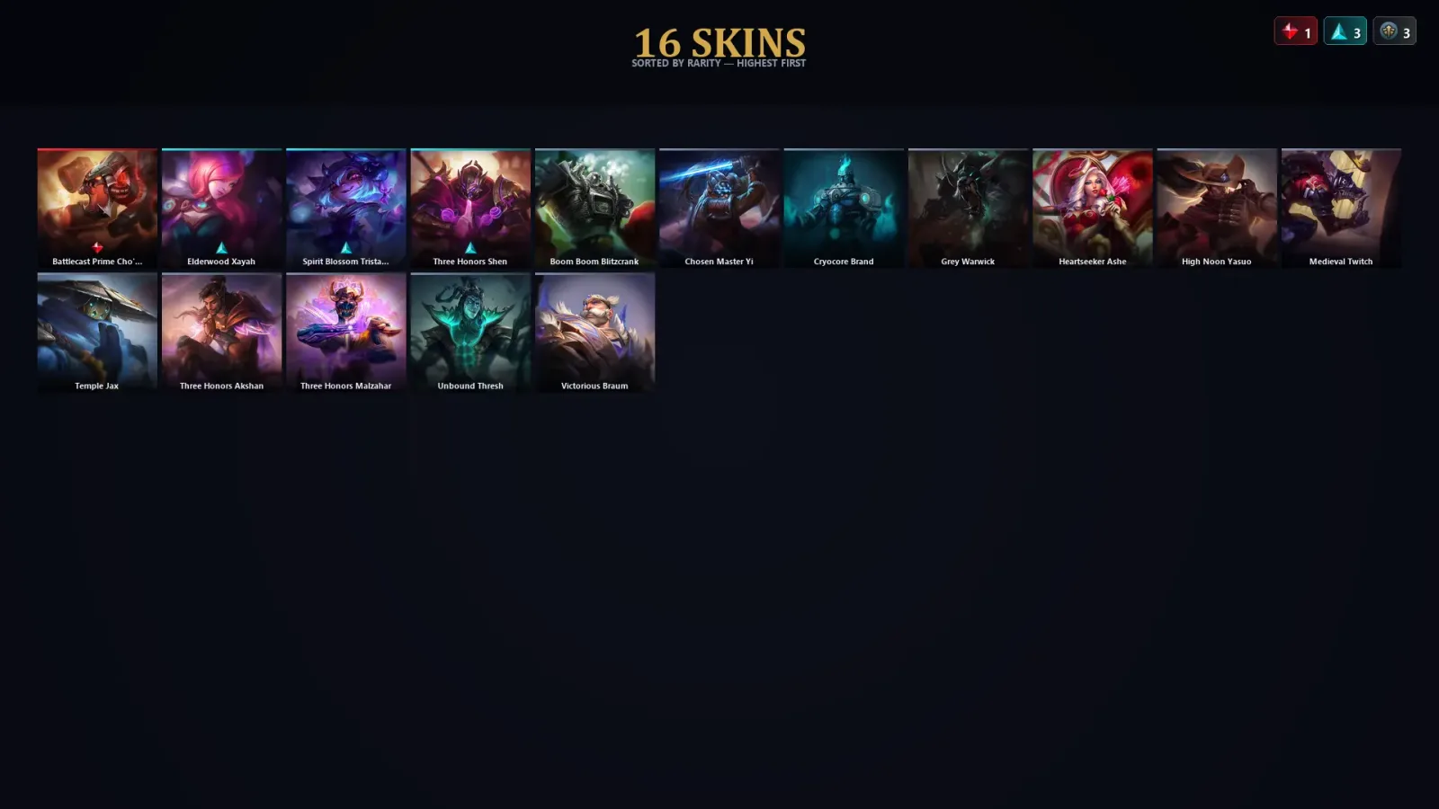 [LoL] | TR | Level 66 | Diamond III | 94 Champions | 16 Skins — LoL account